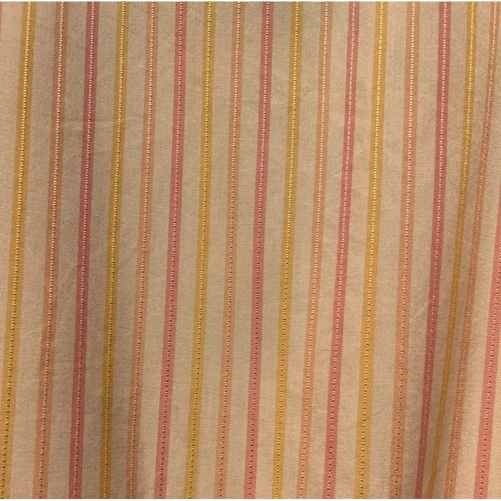 Vtg Liz Claiborne Pink, Yellow, White Striped Long-Sleeve Pullover Top | Small - Picture 6 of 13